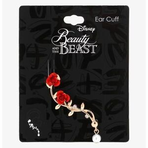Beauty And The Beast Rose Pearl Right Ear Cuff